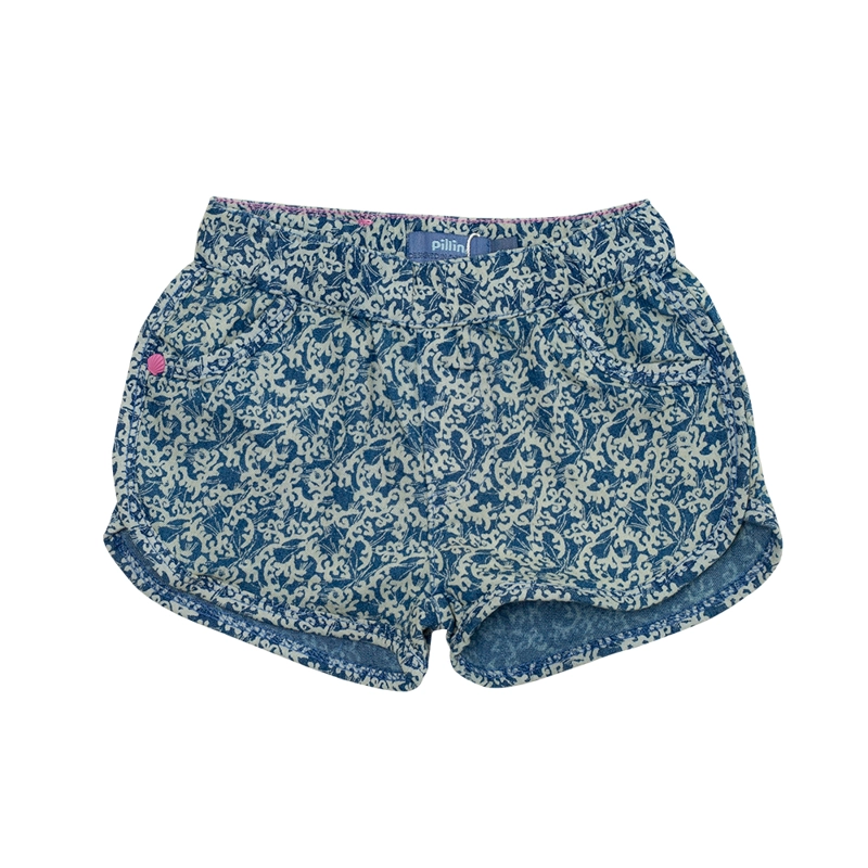 SHORT BEBE  NIÑA DENIM PILLIN - 1