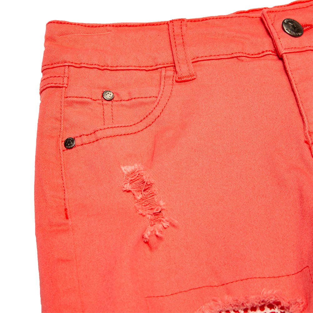 SHORT DE NÑA ROJO PILLIN - 3