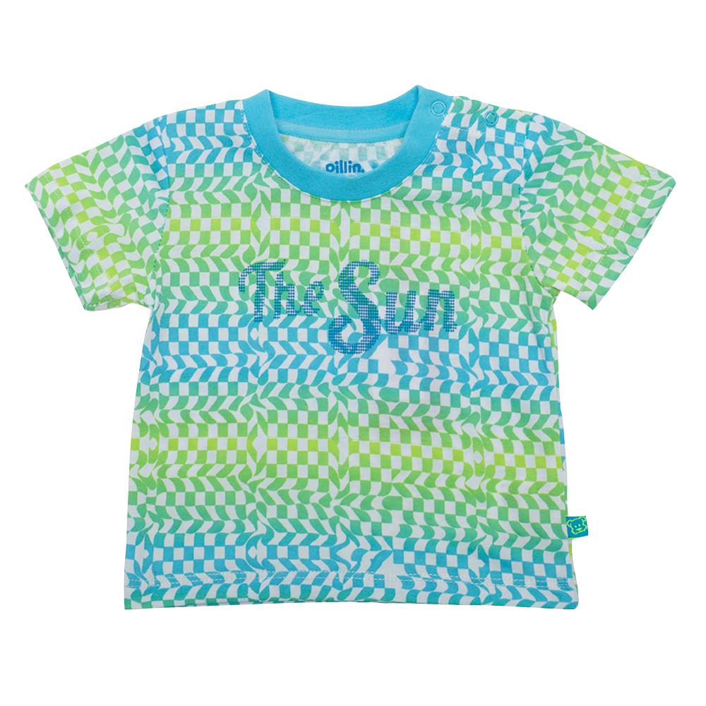 POLERA BEBÉ NIÑO TURQUESA PILLIN - 1