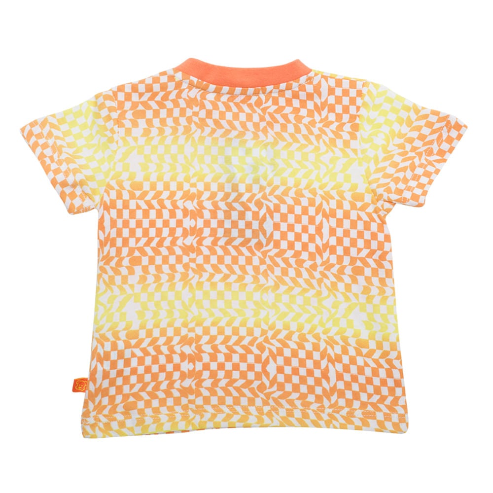 POLERA MANGA CORTA NIÑO PILLÍN PVU616NAR BEBÉ NARANJA - 2