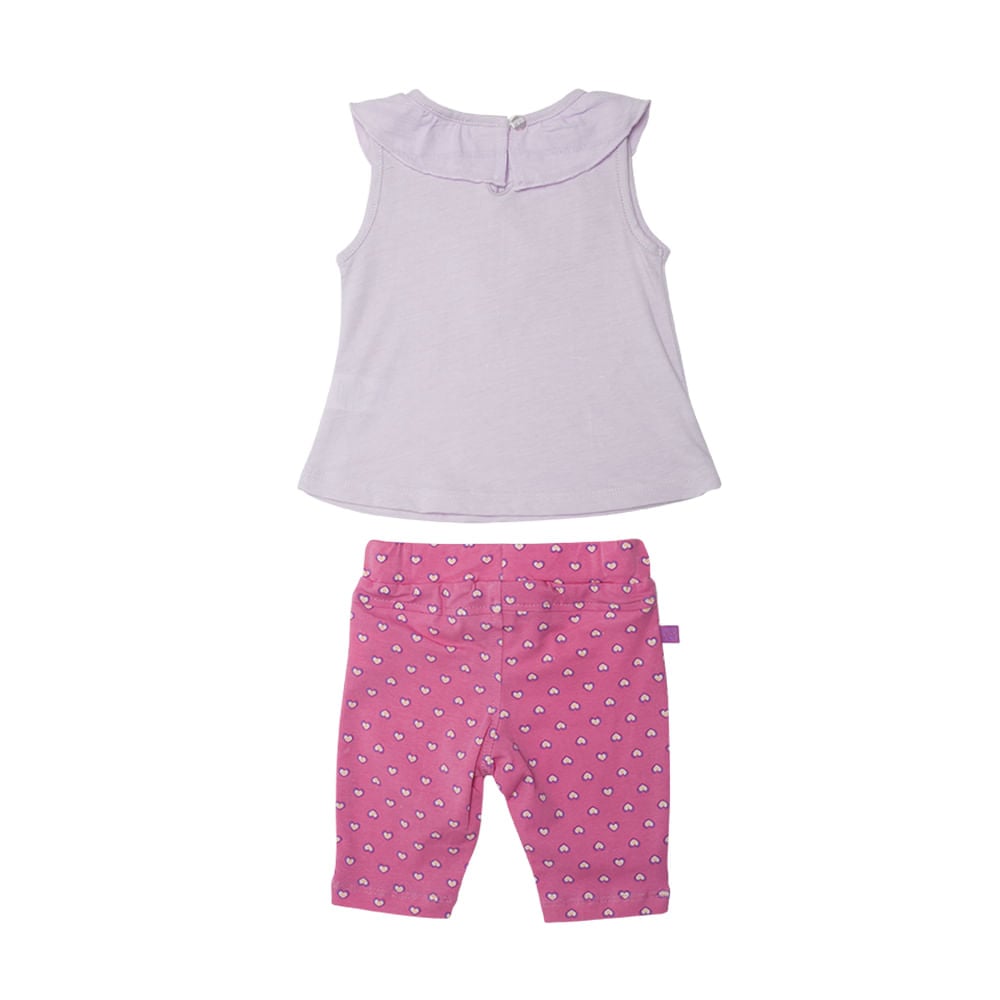 CONJUNTO BEBÉ NIÑA LILA PILLIN - 2