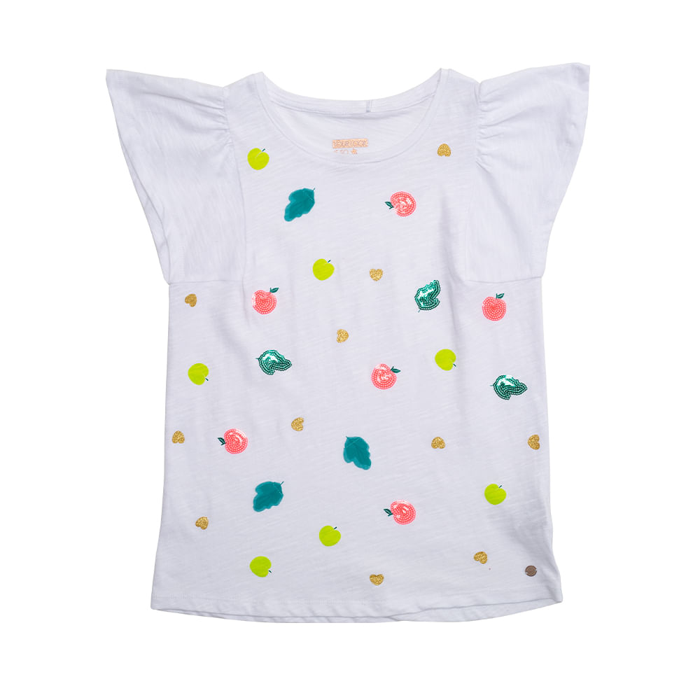 POLERA NIÑA BLANCO PILLÍN - 1