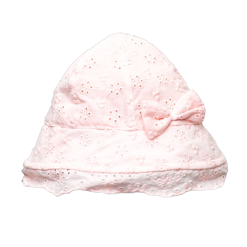 GORRO BEBE NIÑA ROSADO PILLIN - 1