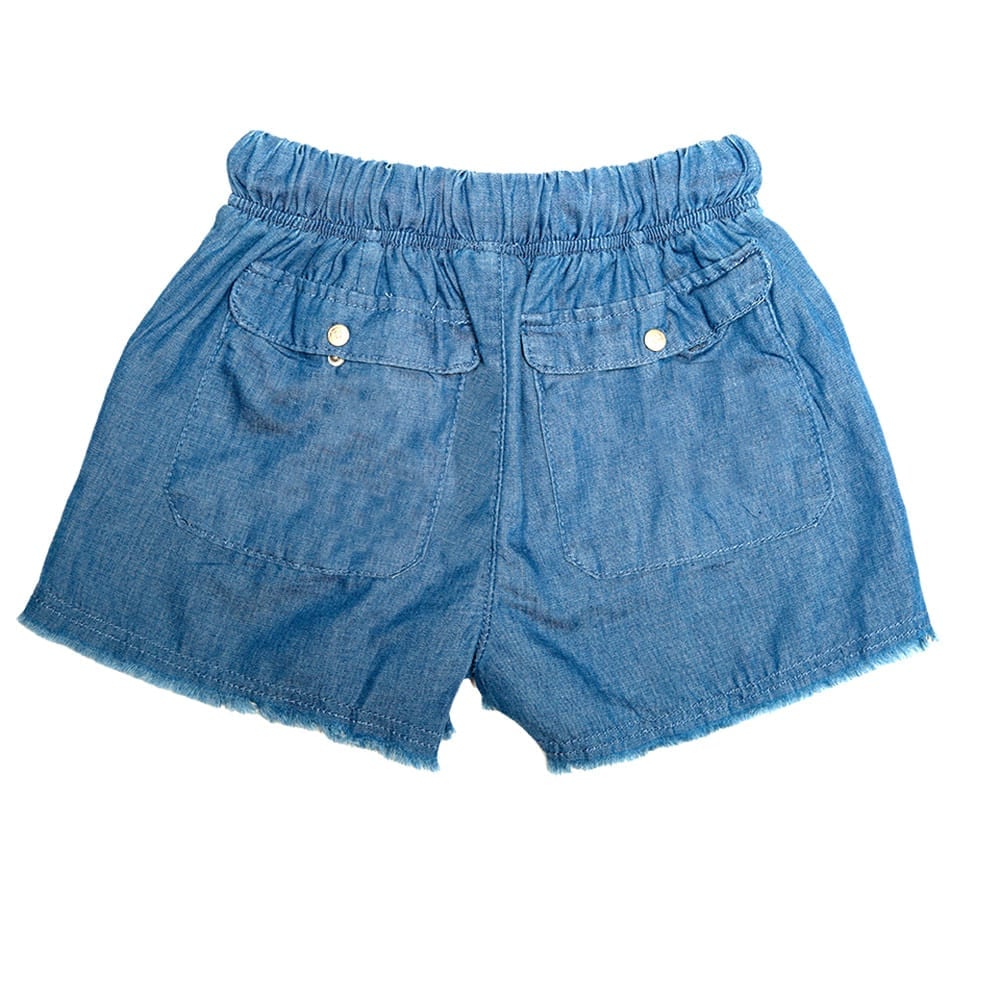 SHORT ALGODÓN NIÑA PILLÍN AZUL TVU708AZU - 2