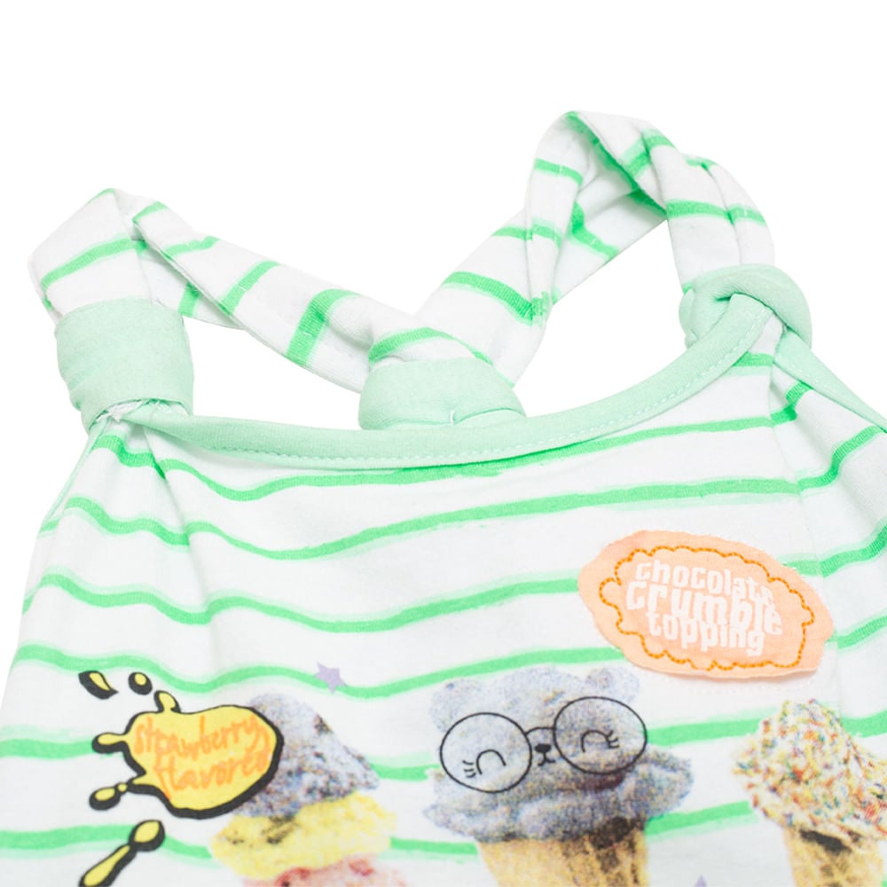 POLERA SIN MANGAS NIÑA GRIS PILLIN - 3