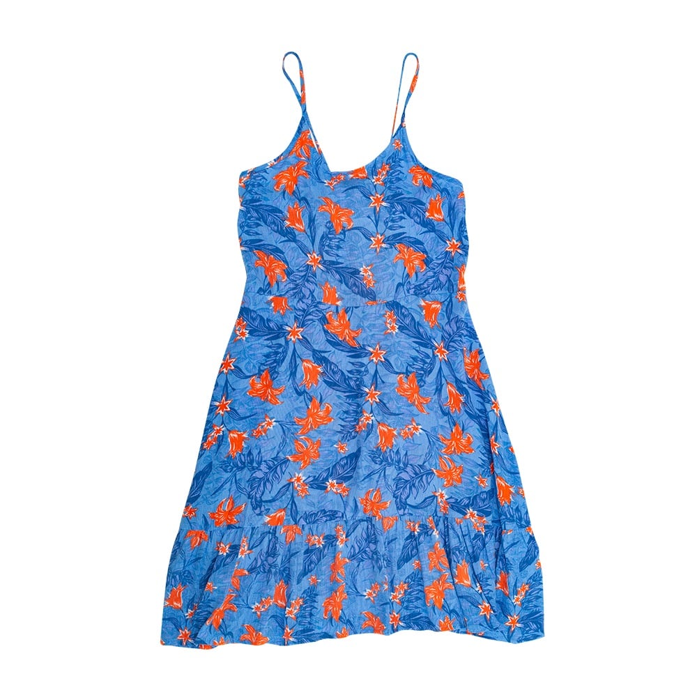 VESTIDO MIDI ALGODON NIÑA PILLIN CELESTE TVU810CEL - 1