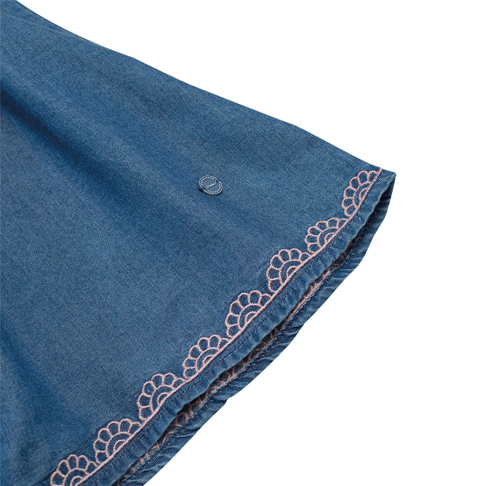 VESTIDO ALGODON NIÑA PILLIN DENIM PVU728DEN - 4