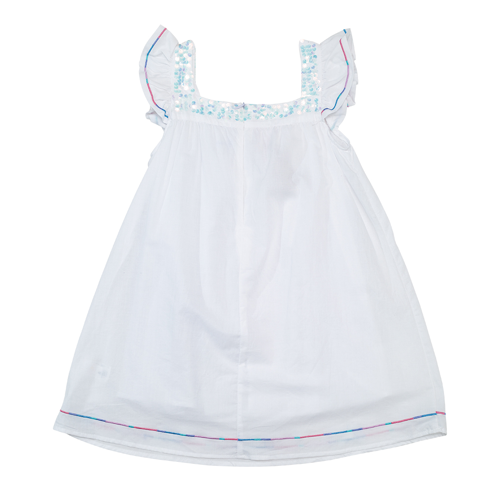 VESTIDO ALGODON NIÑA PILLIN BLANCO PVU829BCO - 2