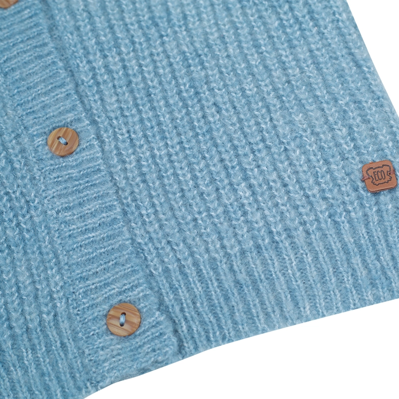 SWEATER NIÑA PILLÍN PVV910AZU CHALECO BEBÉ AZUL - 4