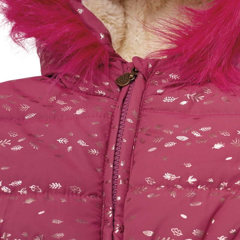 PARKA C/CAPUCHA BEBE  NIÑA BURDEO PILLIN - 2