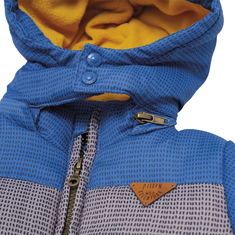 PARKA NIÑO PILLÍN PVV832GRI CON CAPUCHA BEBÉ GRIS - 2