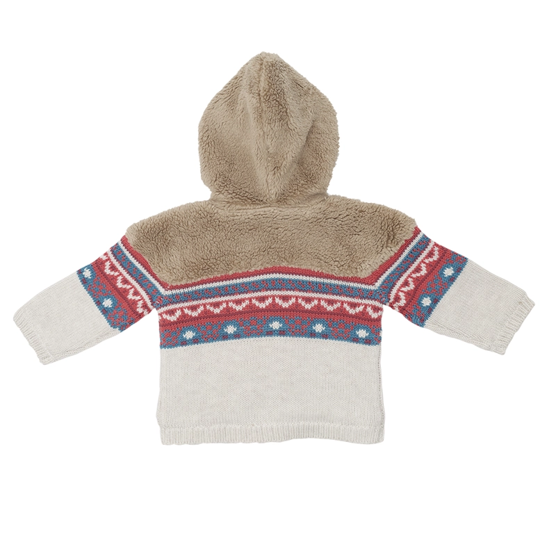 SWEATER NIÑA PILLÍN PVV901CRU CHALECO BEBÉ CRUDO - 3