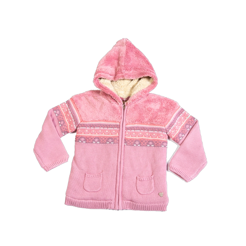 CHALECO BEBE  NIÑA ROSADO PILLIN - 1