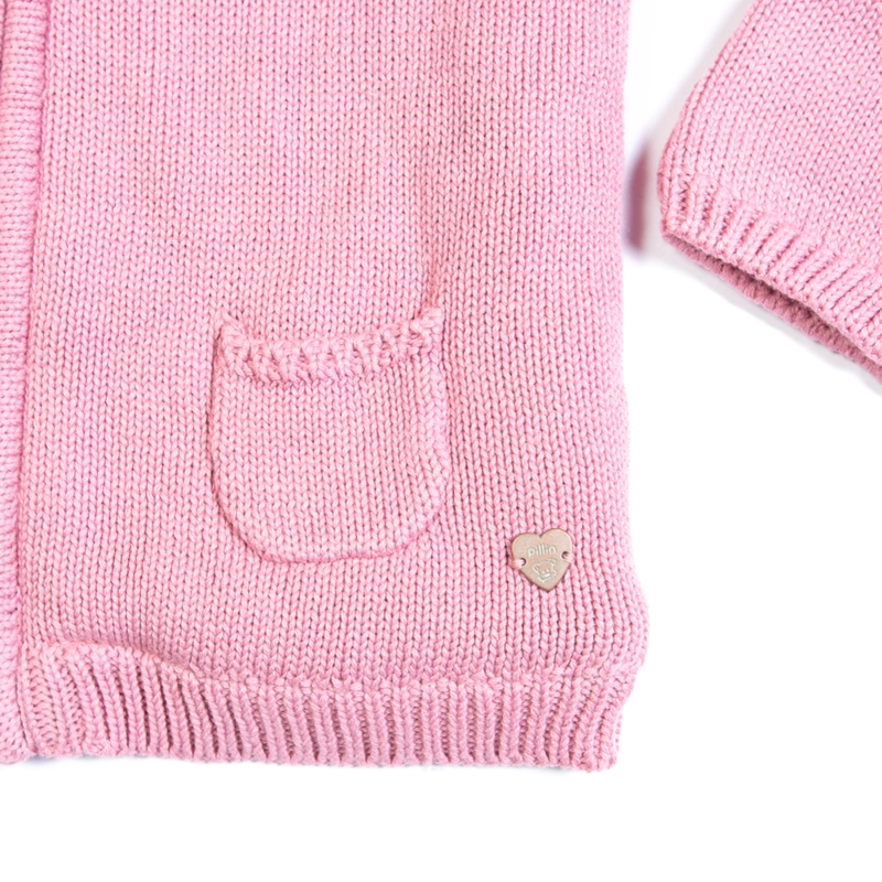 CHALECO BEBE  NIÑA ROSADO PILLIN - 3