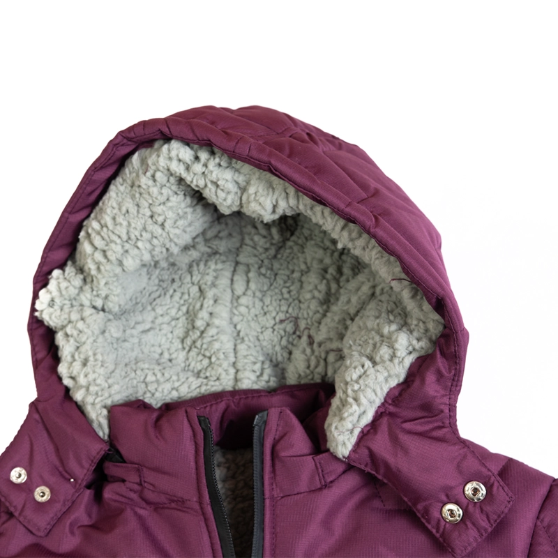 PARKA CON CAPUCHA NIÑO BURDEO PILLIN - 2