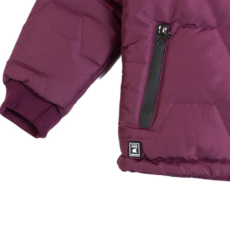 PARKA CON CAPUCHA NIÑO BURDEO PILLIN - 3