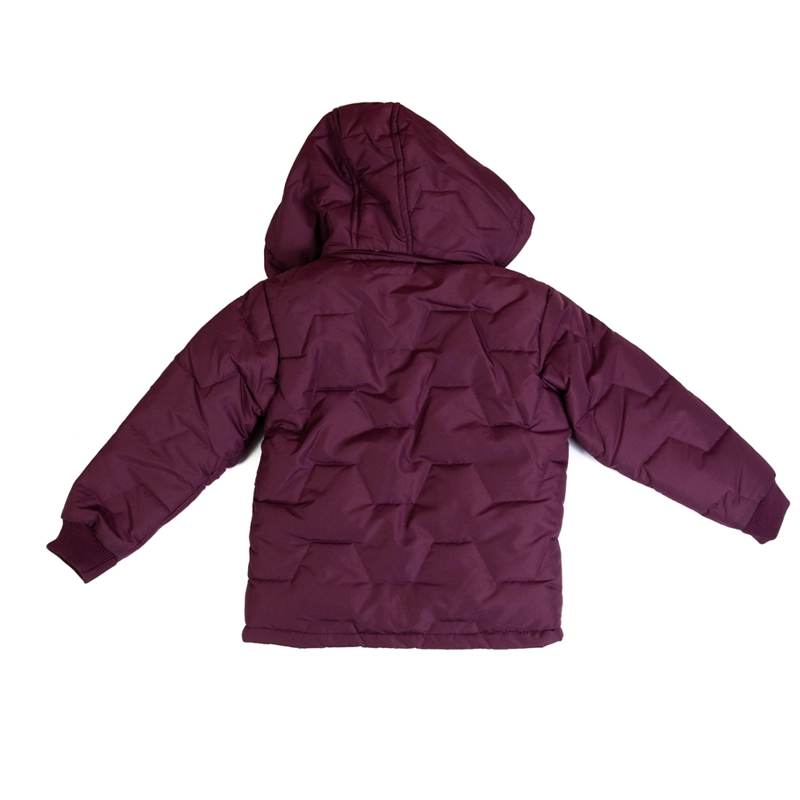 PARKA CON CAPUCHA NIÑO BURDEO PILLIN - 4