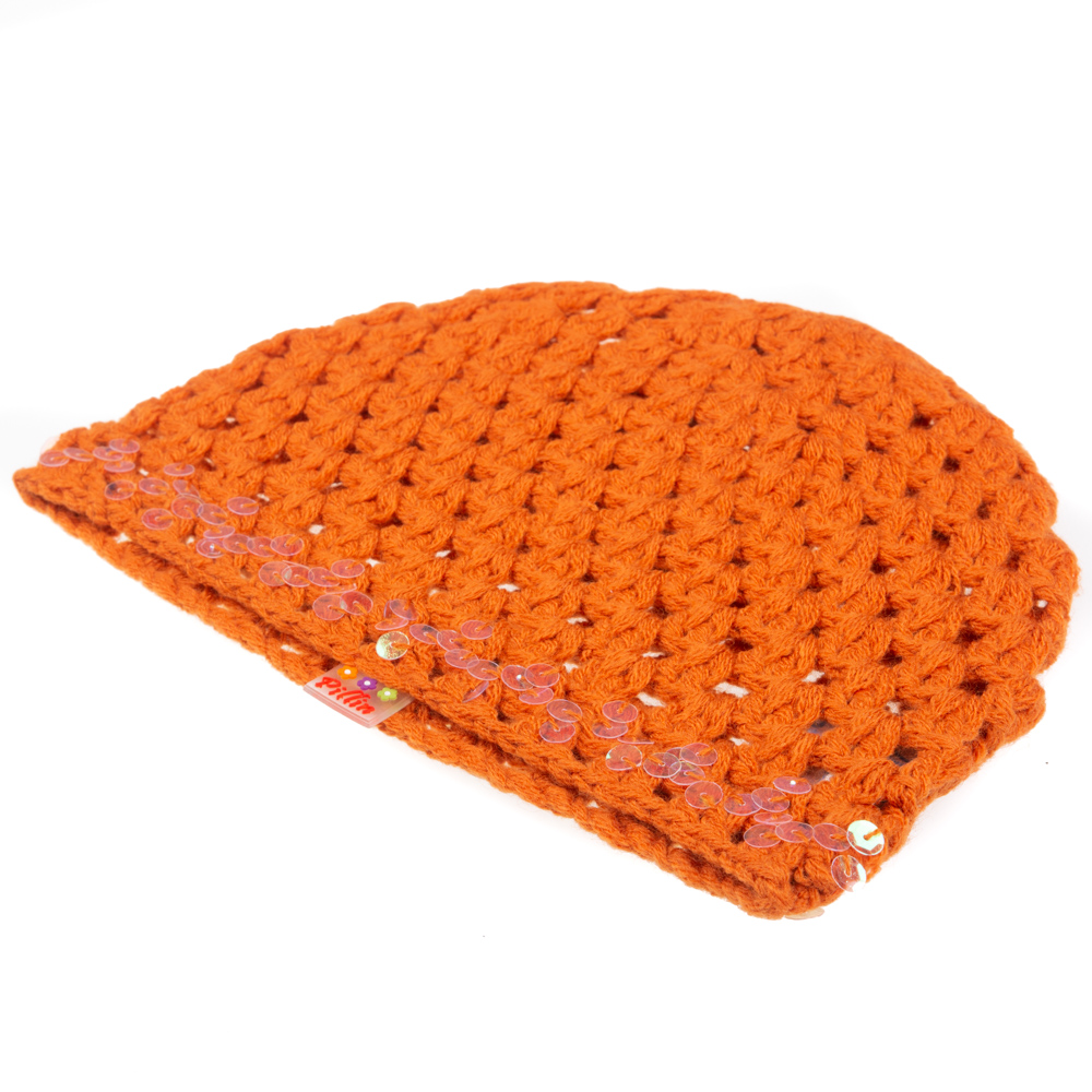 GORRO BEBE NIÑA NARANJO PILLÍN - 3