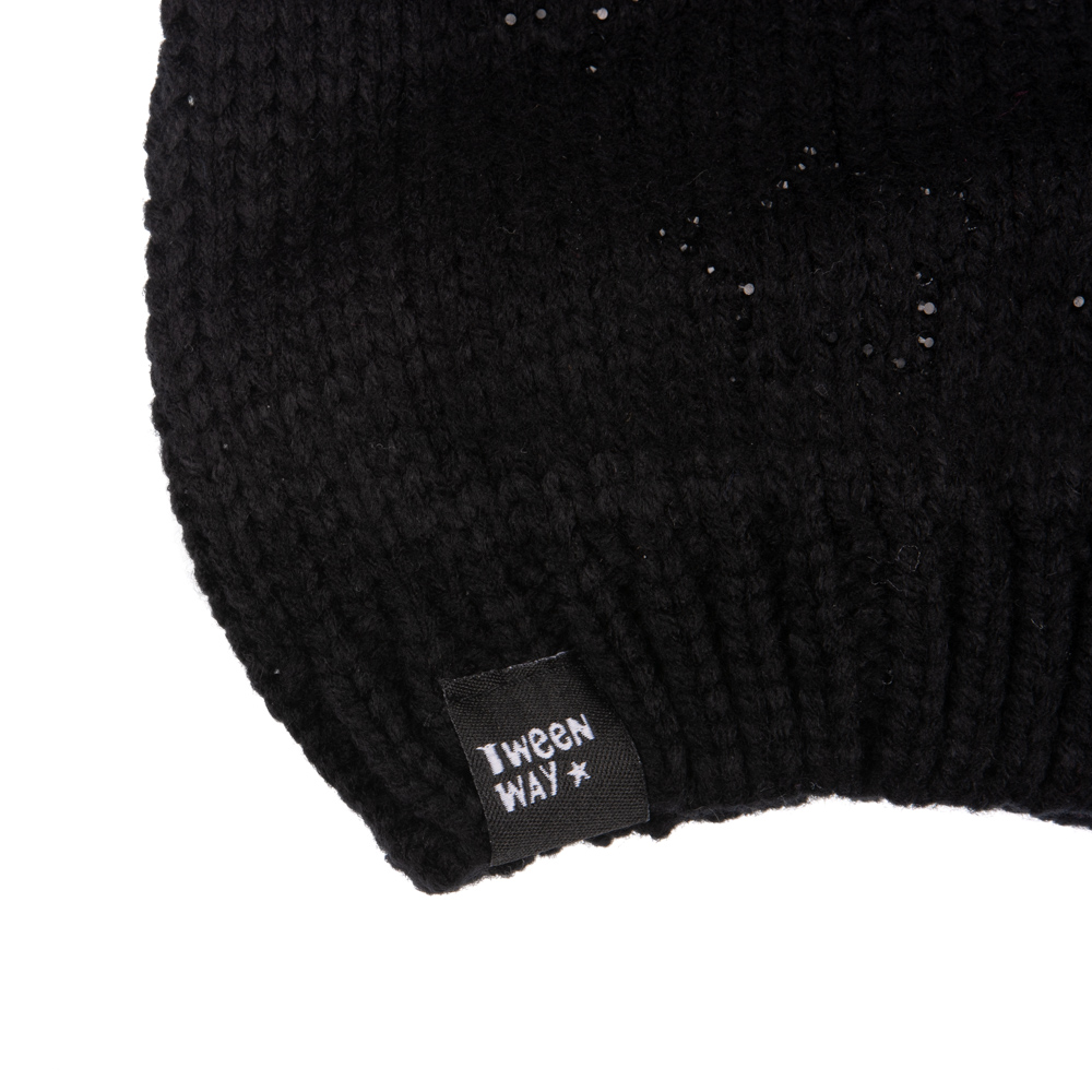 GORRO BEBE NIÑA PILLÍN NEGRO TL956NEG - 3