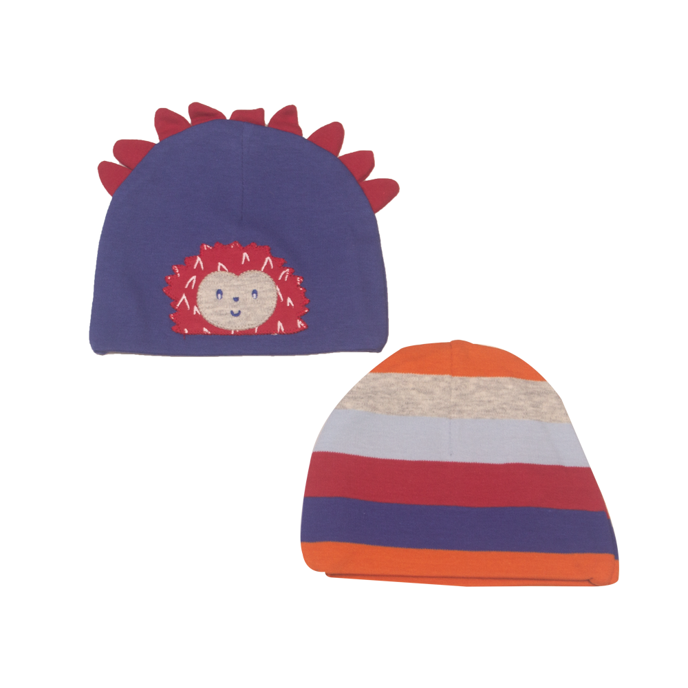 PACK GORROS 2 PCS BEBÉ NIÑO PILLÍN MULTICOLOR PVV214SUR - 1