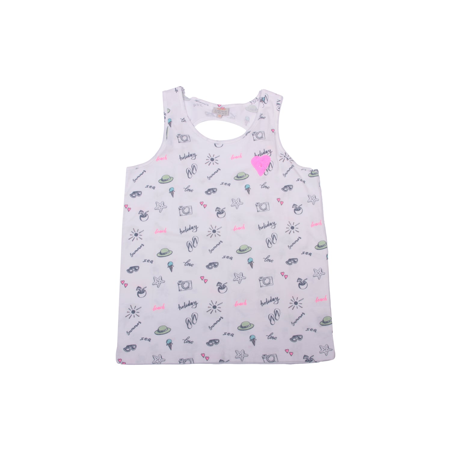POLERA NIÑA PILLÍN TVW612BCO BLANCO - 1