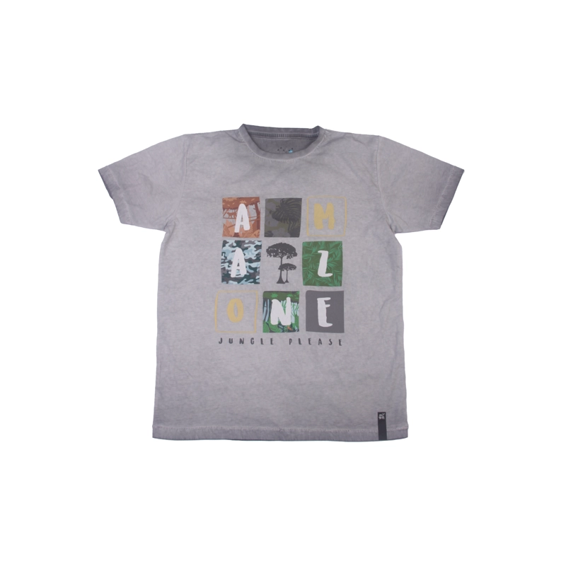 POLERA NIÑO PILLÍN PVW652GRI GRIS - 1