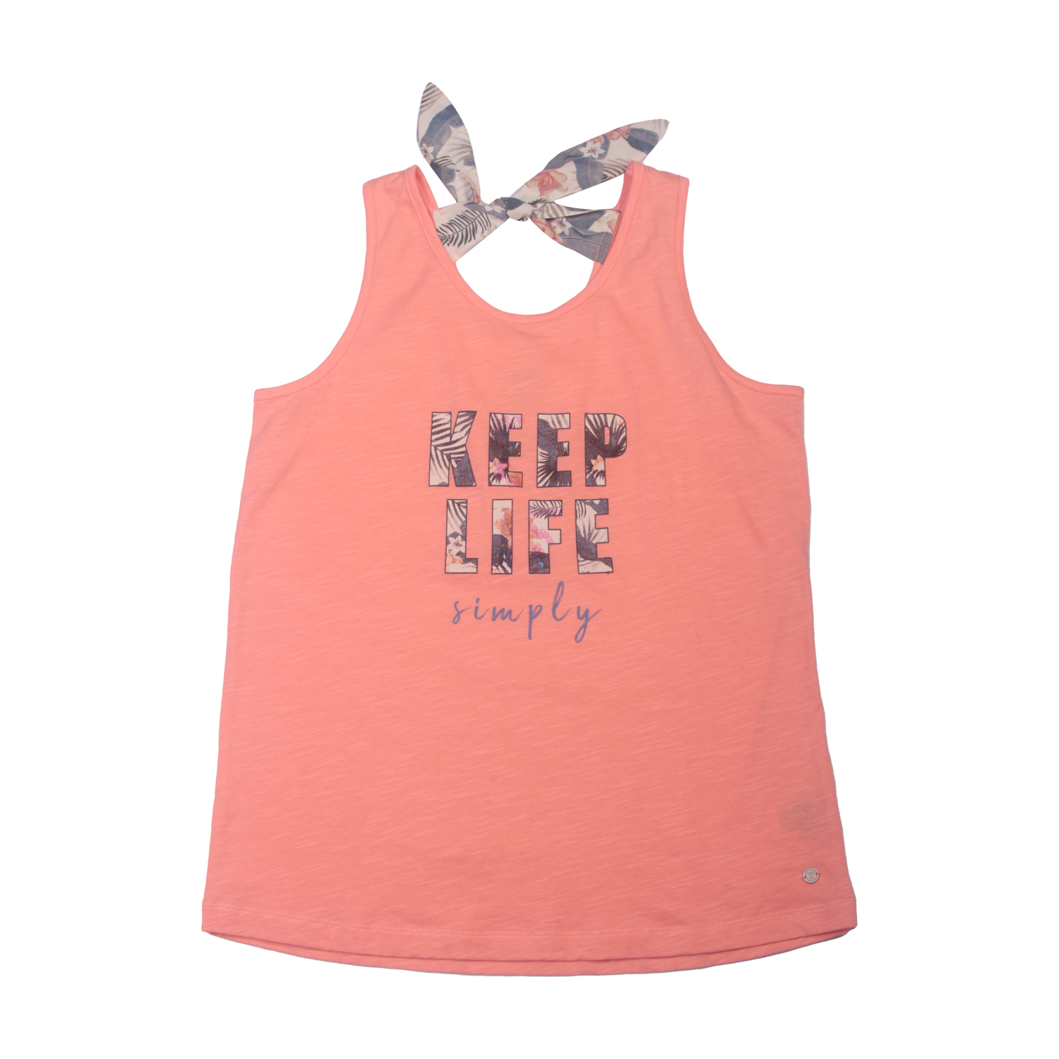 POLERA NIÑA PILLÍN TVW609COR CORAL - 1