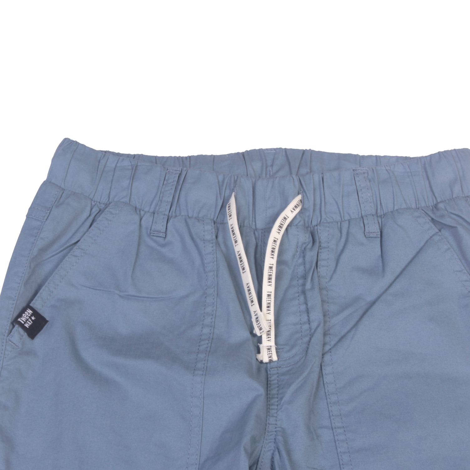 SHORT BEBE NIÑO AZUL PILLIN - 3