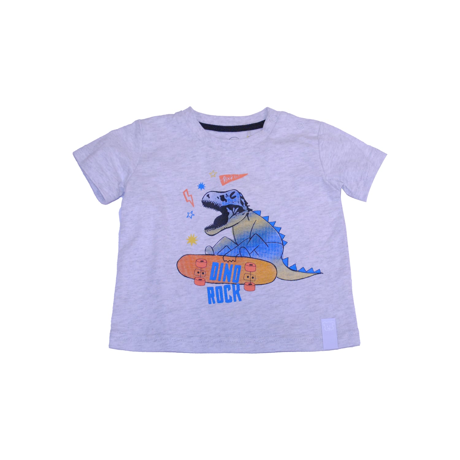 POLERA NIÑO PILLÍN PVW613MLG BEBE GRIS CLARO - 1