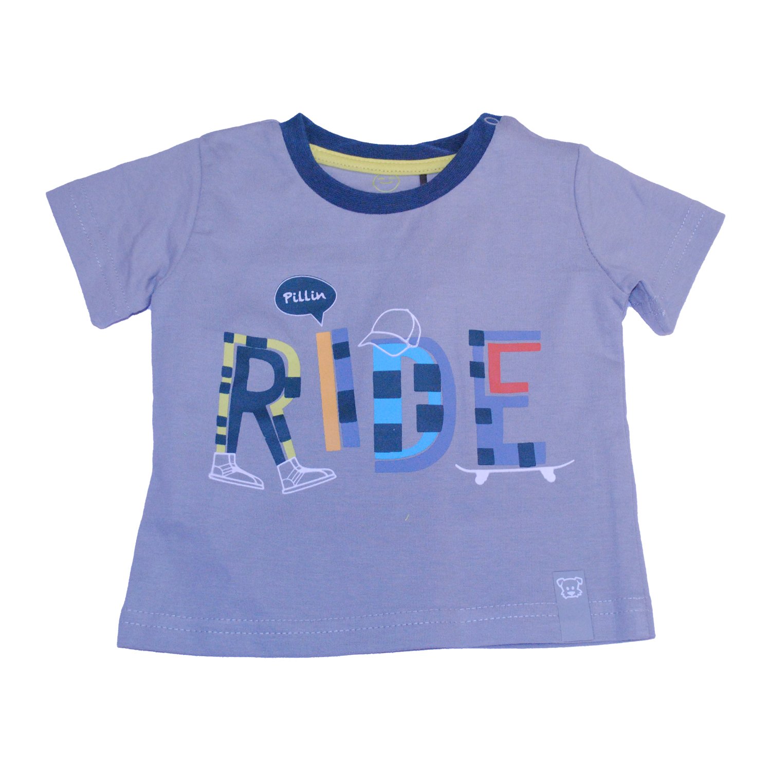 POLERA NIÑO PILLÍN PVW614GRI BEBE GRIS - 1