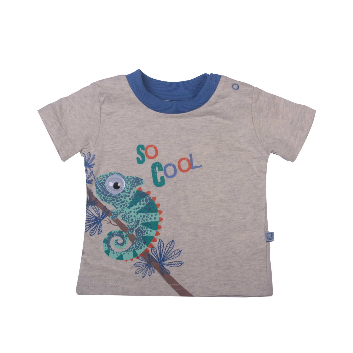 POLERA NIÑO PILLÍN PVW632MLG BEBE GRIS CLARO - 1