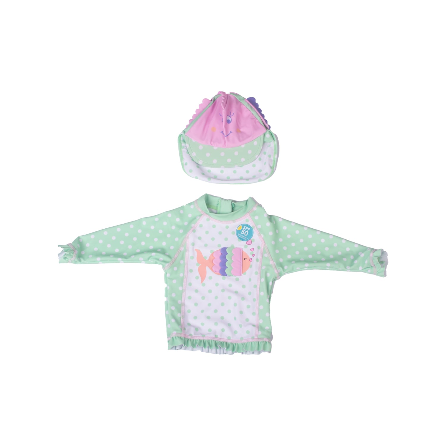 TRAJE DE BAÑO BEBE NIÑA PILLÍN VERDE PVW845VER - 1
