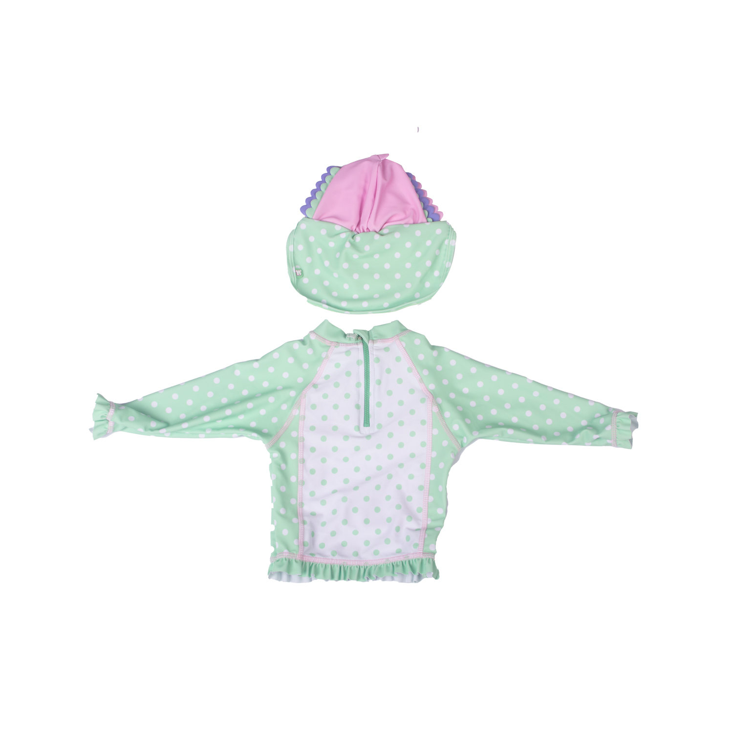 TRAJE DE BAÑO BEBE NIÑA PILLÍN VERDE PVW845VER - 2