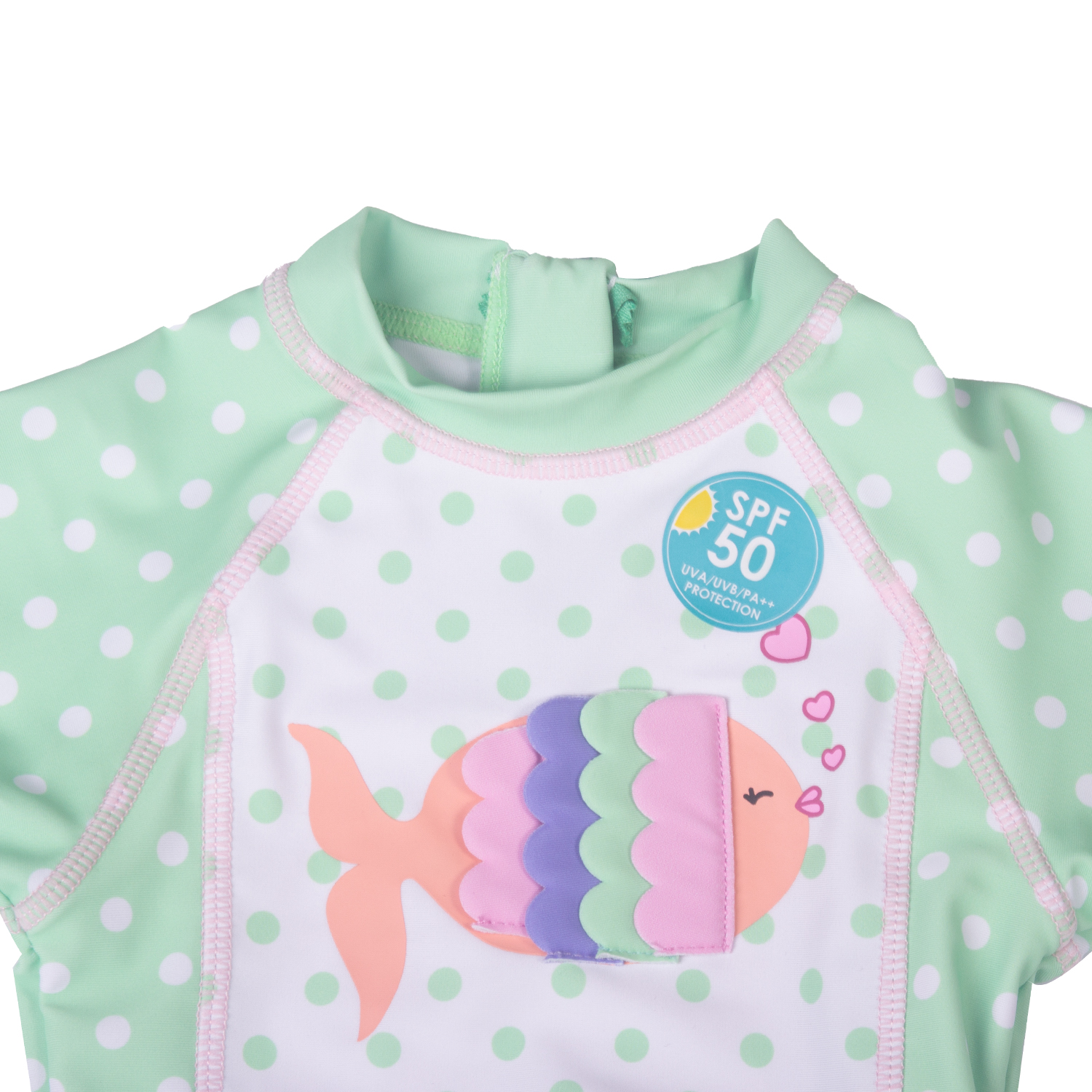 TRAJE DE BAÑO BEBE NIÑA PILLÍN VERDE PVW845VER - 4