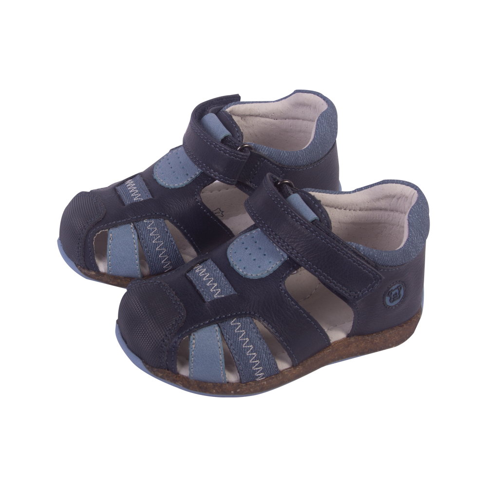SANDALIAS BEBE NIÑO AZUL PILLIN - 1