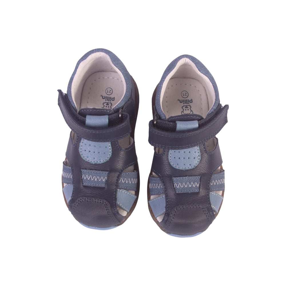 SANDALIAS BEBE NIÑO AZUL PILLIN - 2