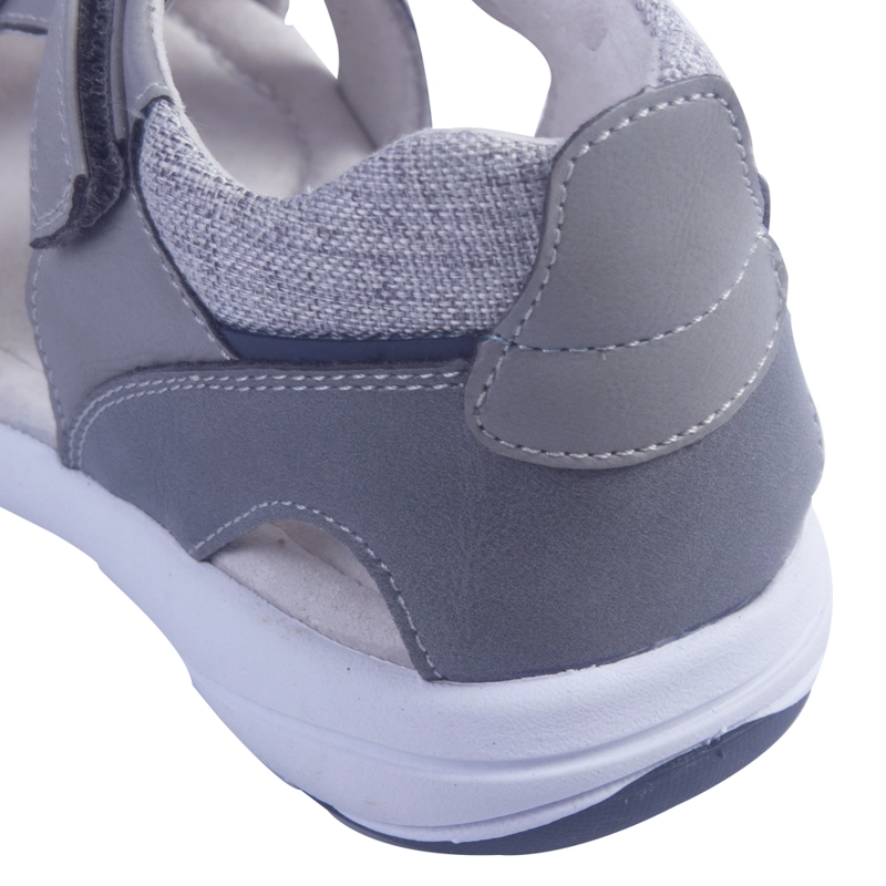 SANDALIAS NIÑO PILLÍN CUERO BEBE GRIS - 4
