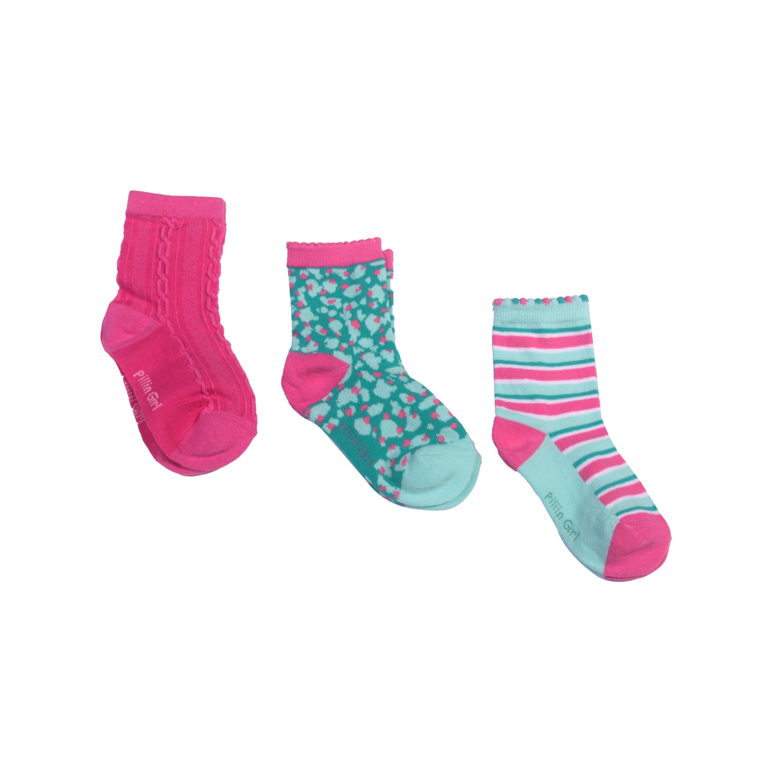 SET 3 PZAS CALCETÍN NIÑA PILLÍN MULTICOLOR PAW112SUR - 1