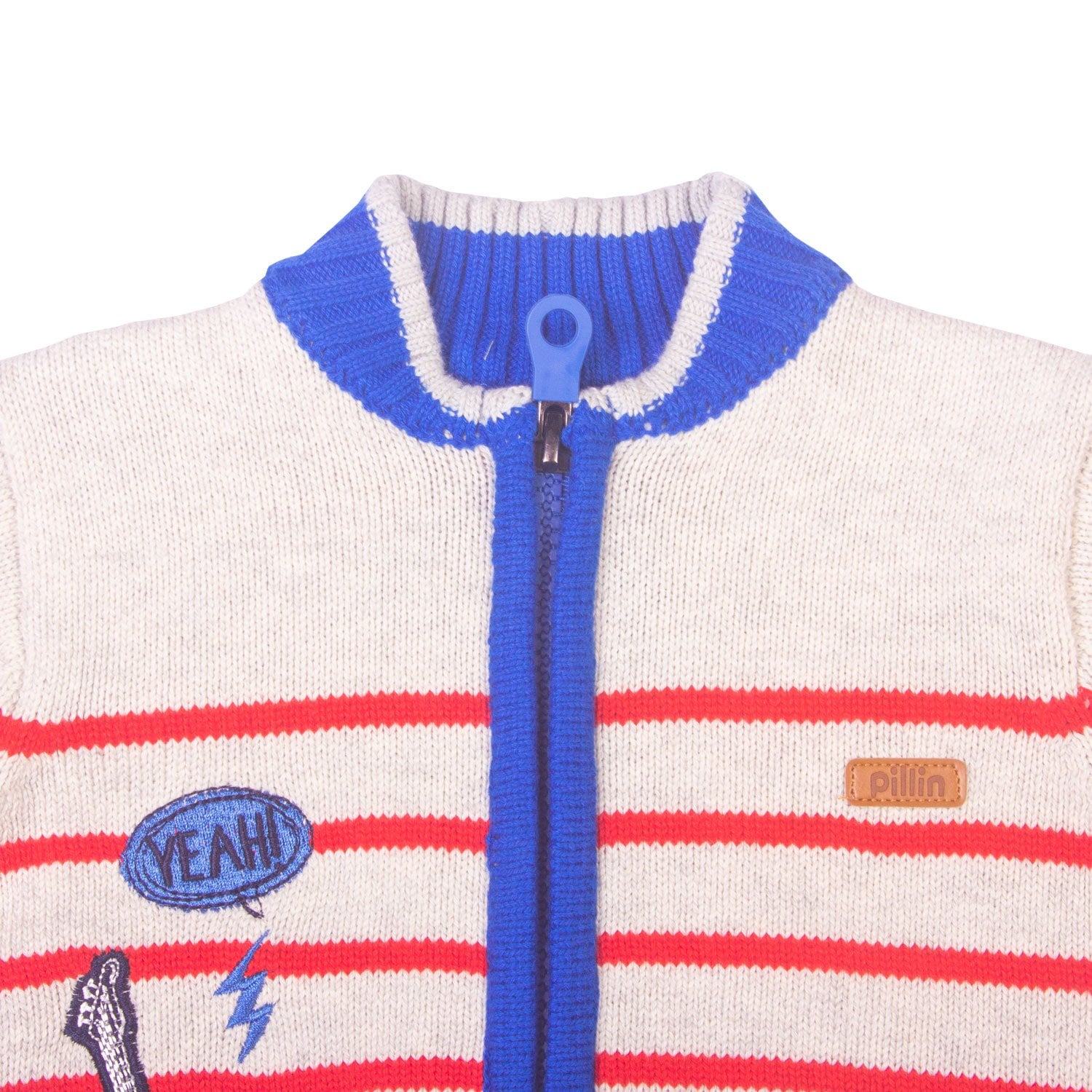 SWEATER NIÑO PILLÍN PVW903ROJ CHALECO BEBE ROJO - 3