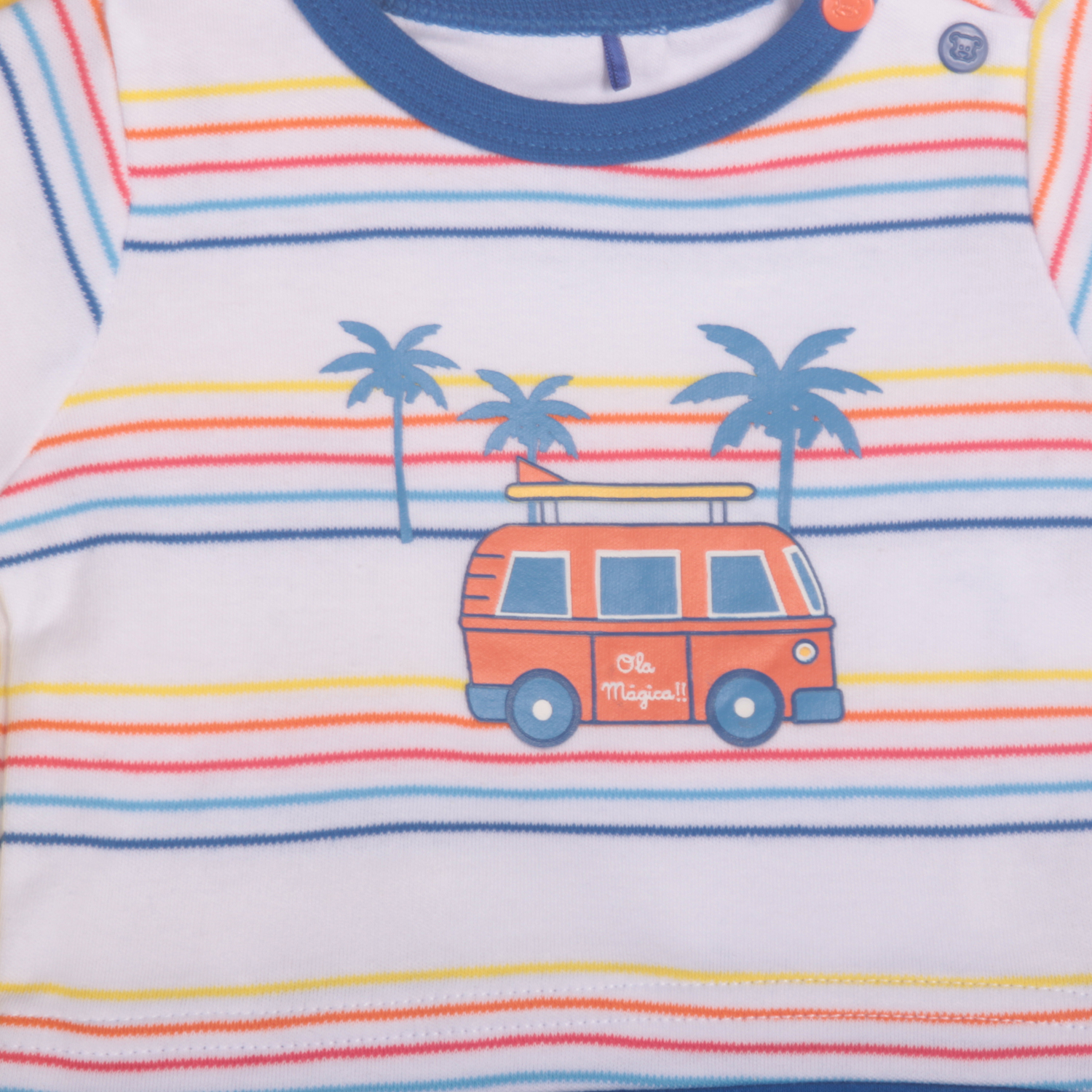 SET BODY NIÑO PILLIN BLANCO PVW203SUR 3 PZAS - 3