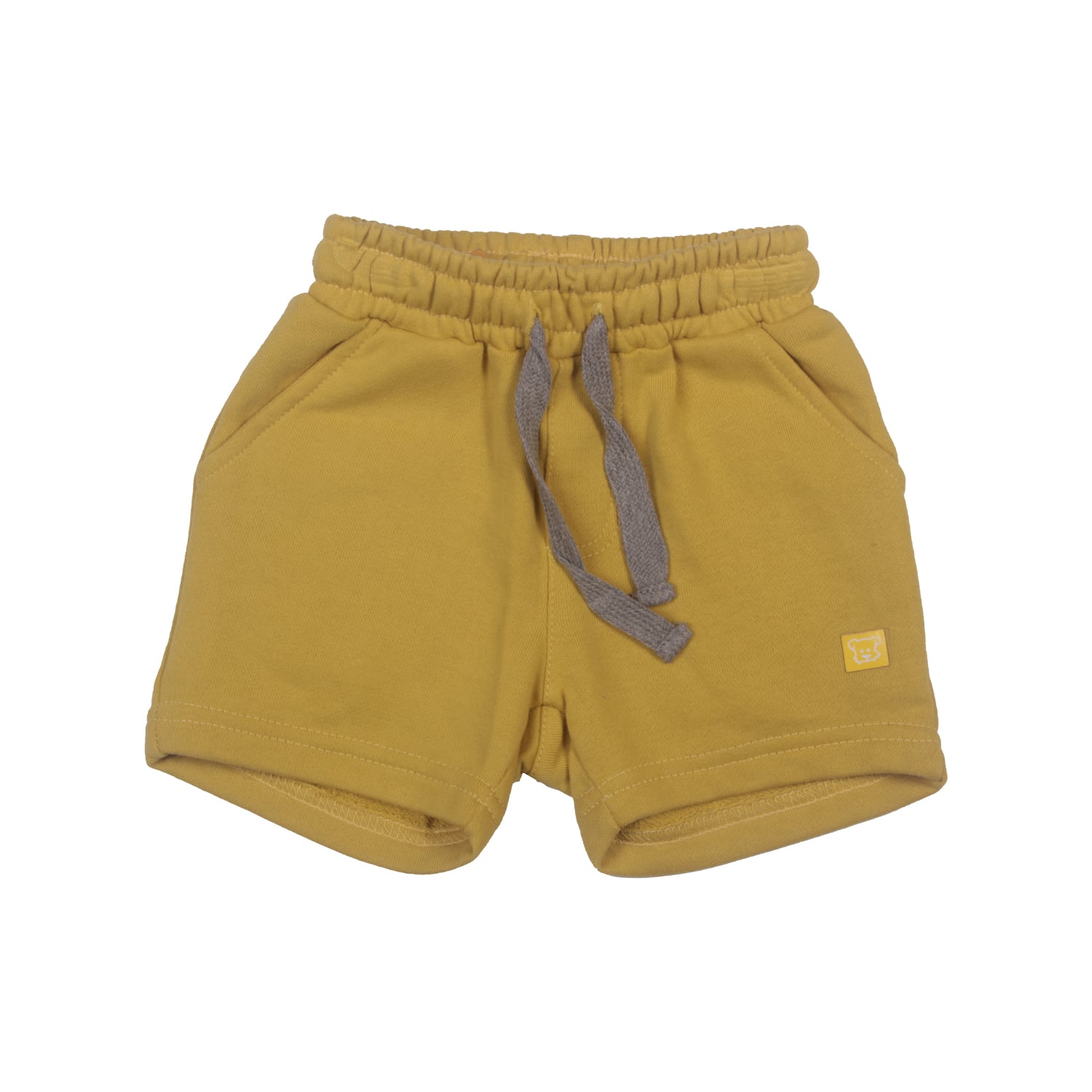 SHORT BEBE NIÑO MOSTAZA PILLIN - 1