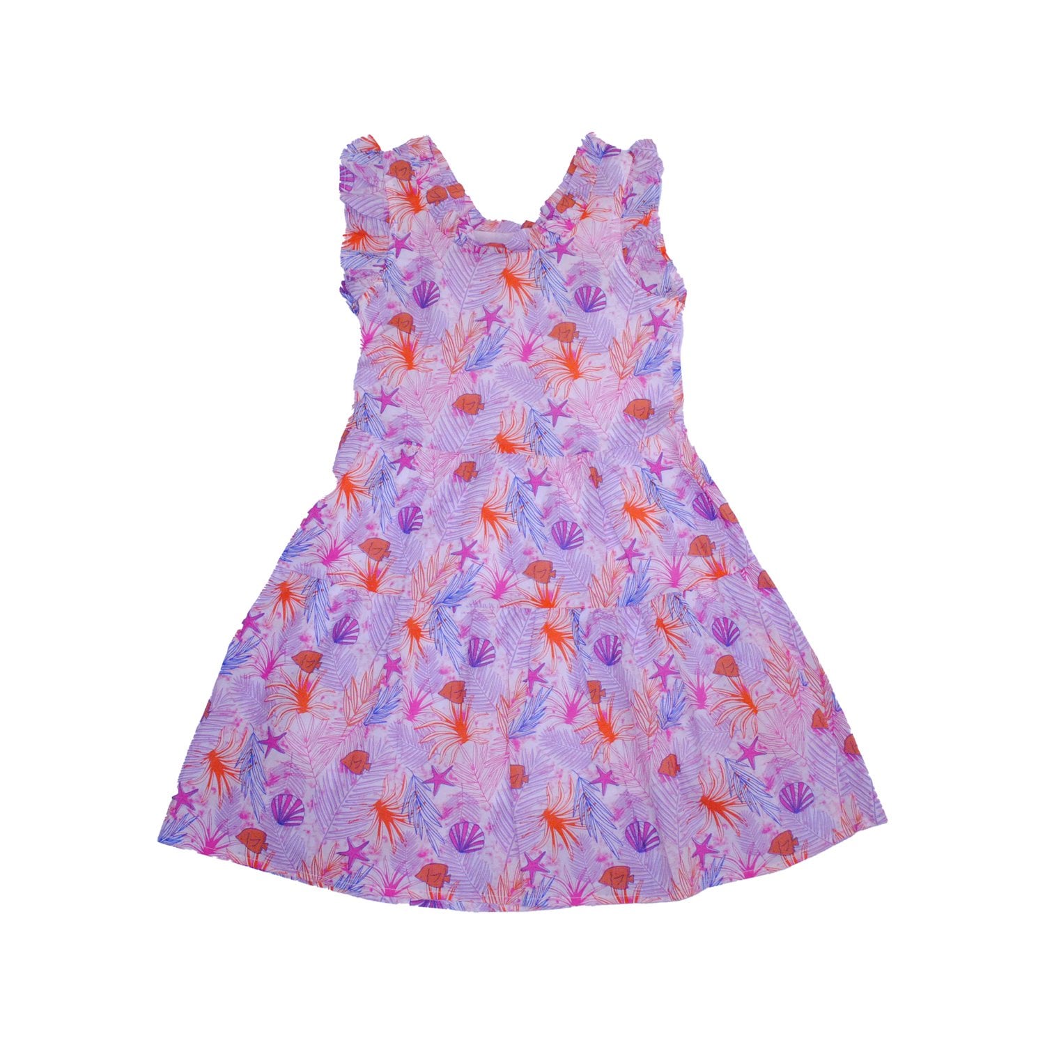 VESTIDO ALGODON NIÑA PILLIN ROSADO PVW821ROS - 1
