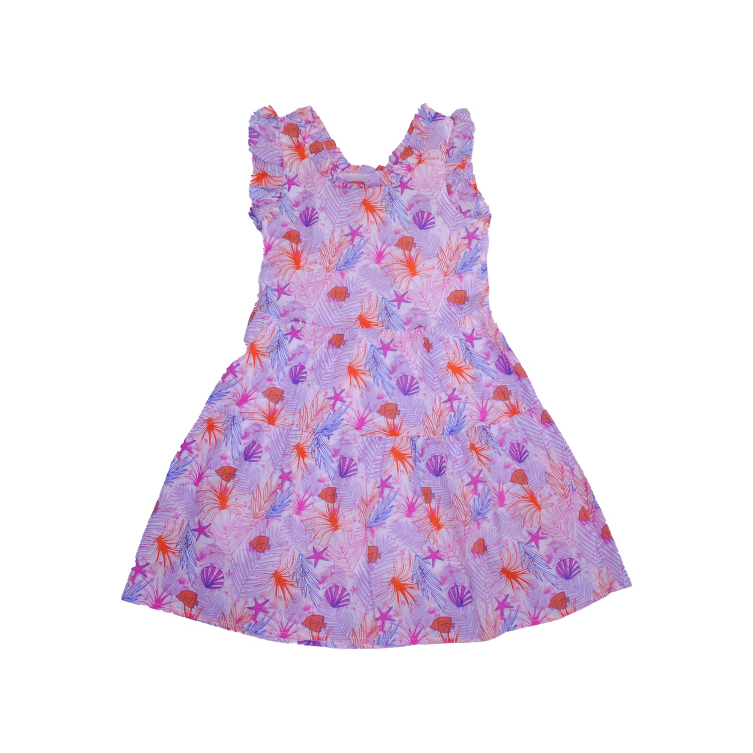 VESTIDO ALGODON NIÑA PILLIN ROSADO PVW821ROS - 4
