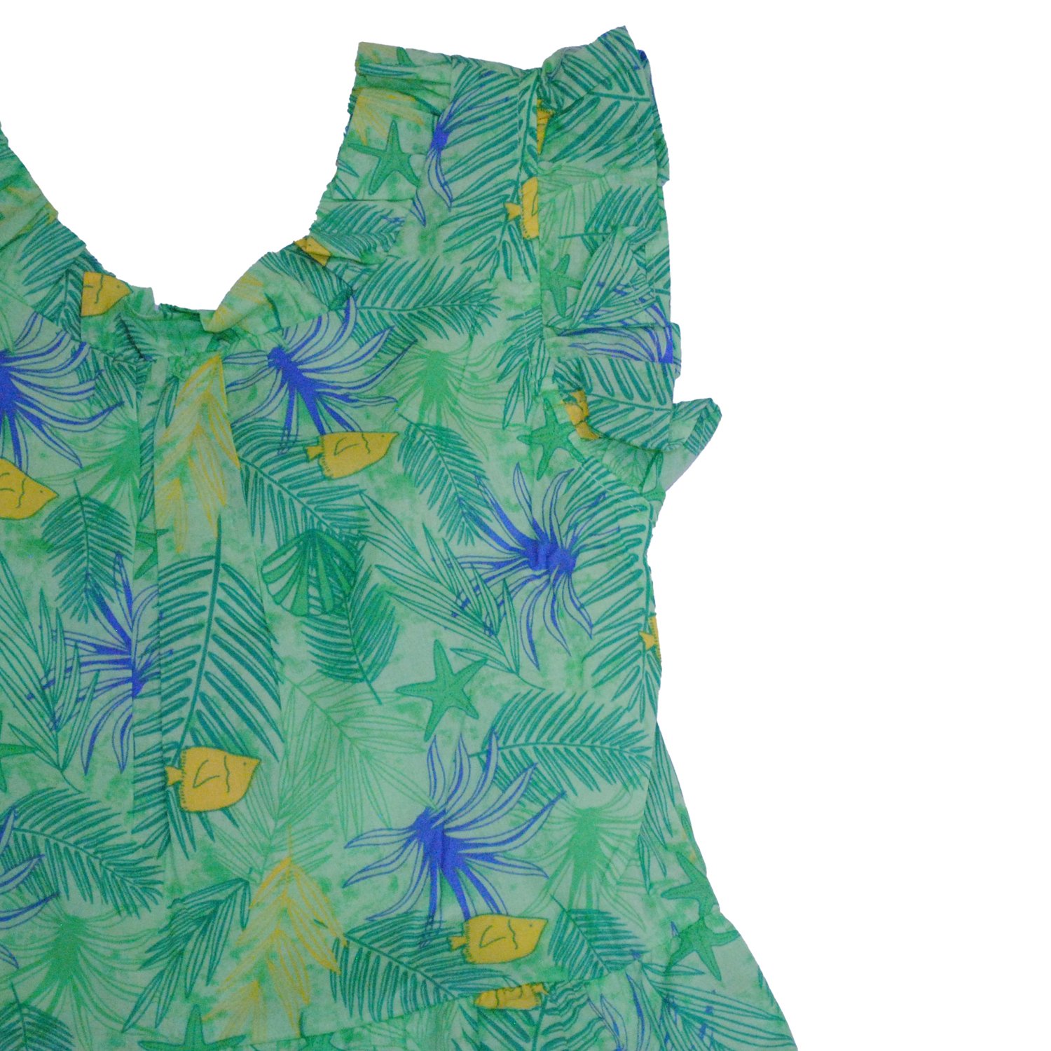 VESTIDO ALGODON NIÑA PILLIN VERDE PVW821VER - 2
