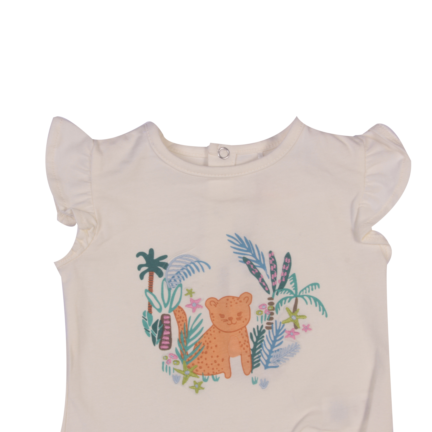 POLERA MANGA CORTA NIÑA PILLÍN PVW634BCO BEBE BLANCO - 4
