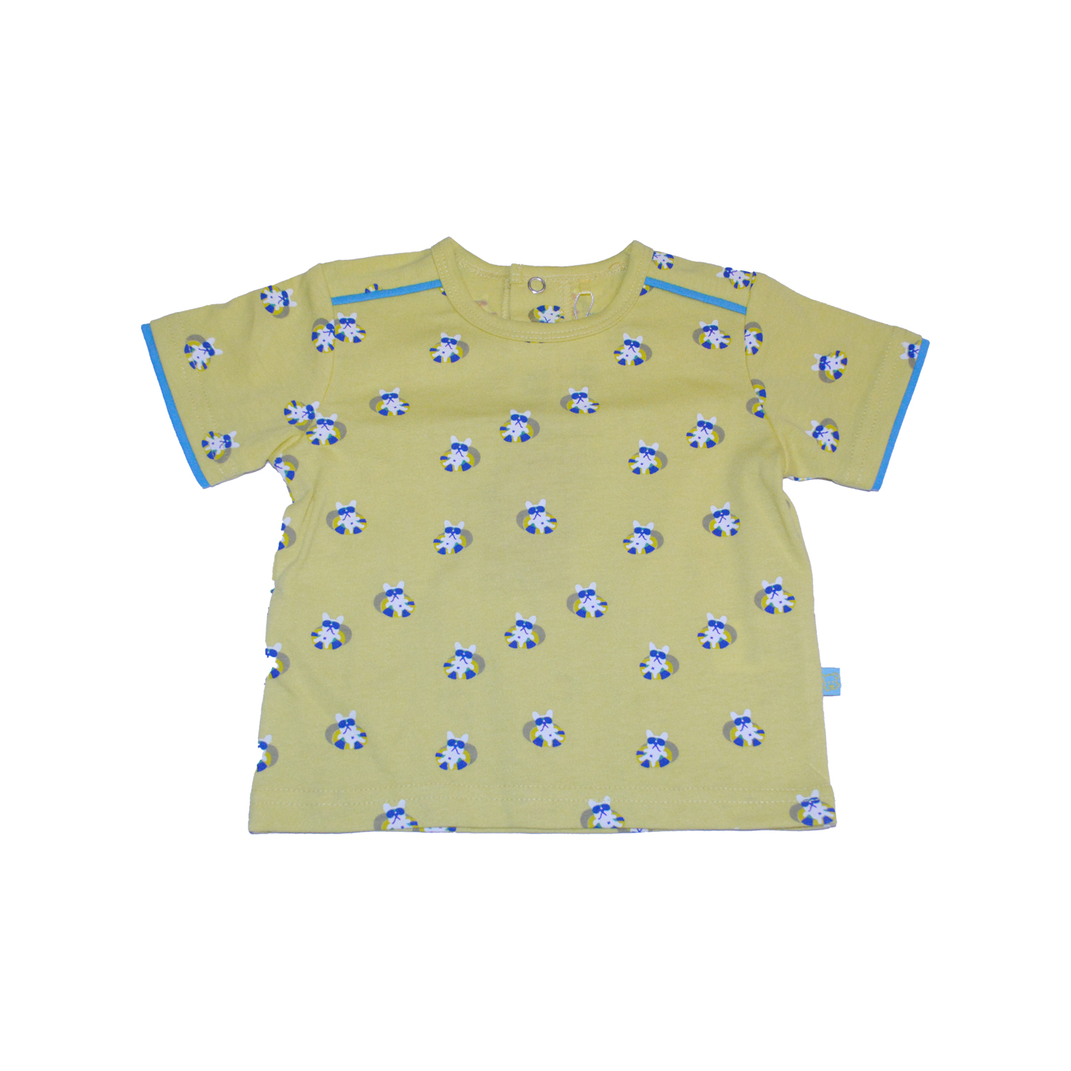 POLERA MANGA CORTA NIÑO PILLÍN PVW644AMA BEBE AMARILLO - 1