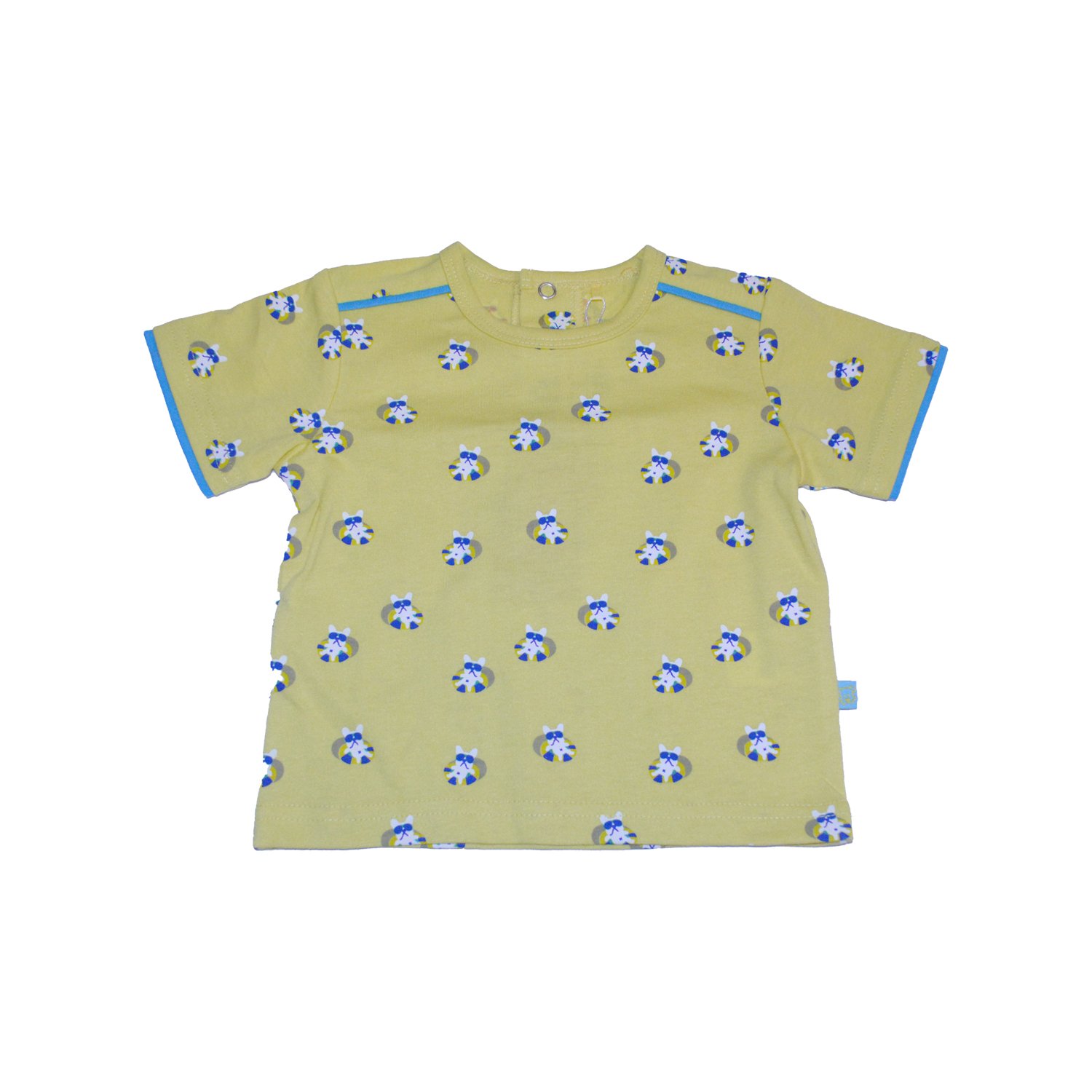 POLERA MANGA CORTA NIÑO PILLÍN PVW644AMA BEBE AMARILLO - 1