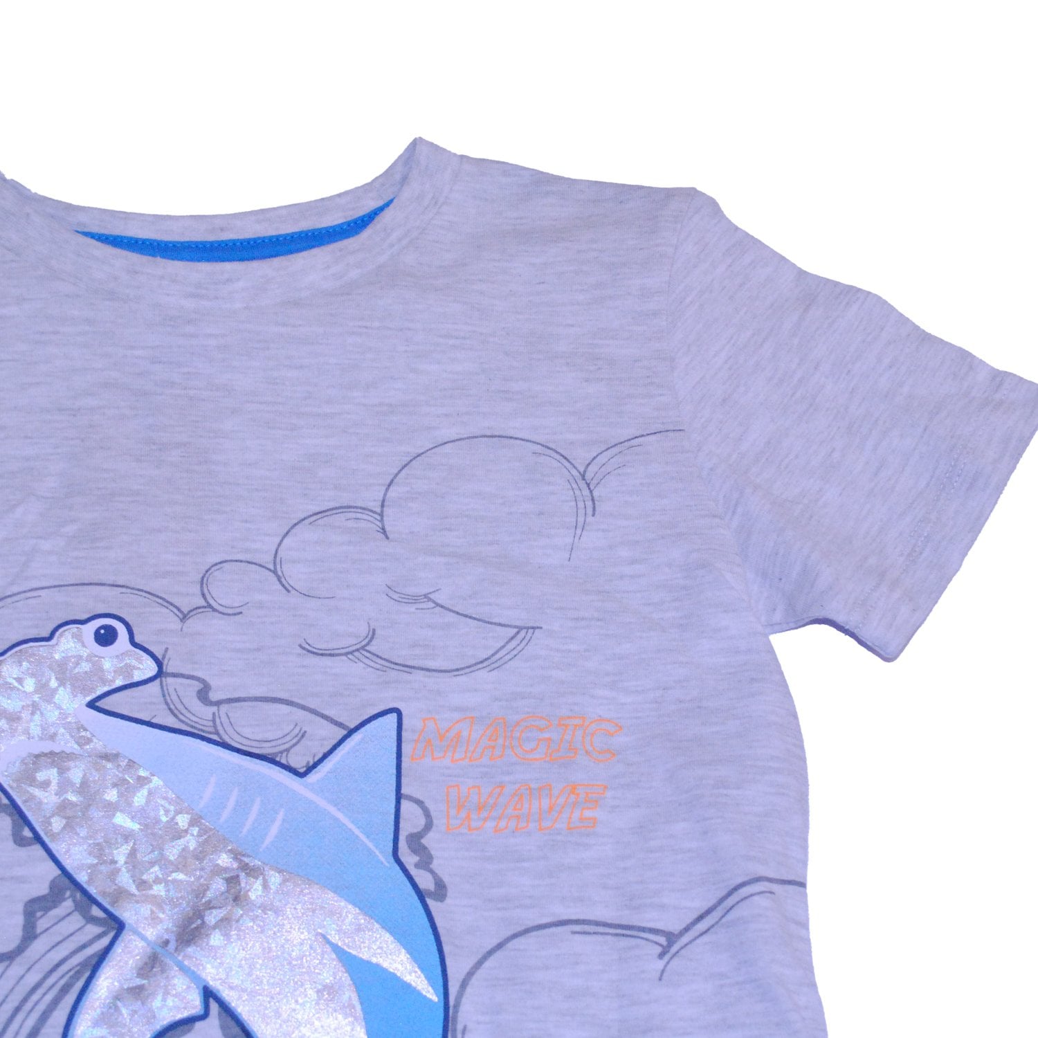 POLERA MANGA CORTA NIÑO PILLÍN PVW653GRI GRIS - 2