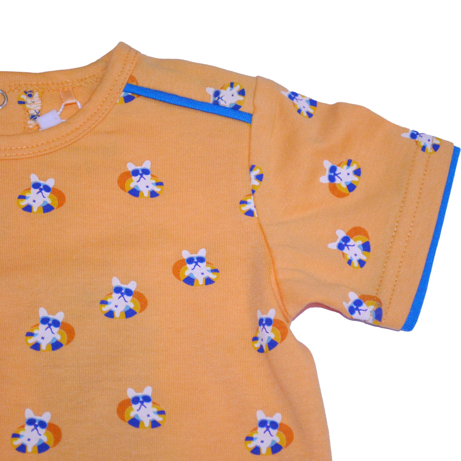 POLERA MANGA CORTA NIÑO PILLÍN PVW644NAR BEBE NARANJA - 2