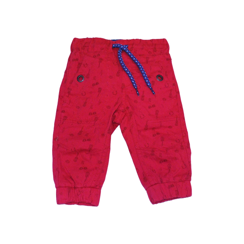 PANTALÓN NIÑO PILLÍN ROJO BEBÉ PVW801ROJ - 1